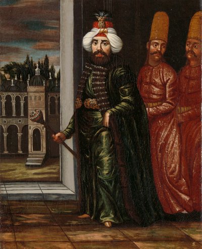 Retrato del sultán Ahmed III de Jean Baptiste Vanmour (workshop of)