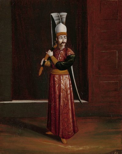 Seliktar Agassi, Ecuestre del Sultán (Portador Supremo de Armas) de Jean Baptiste Vanmour (workshop of)