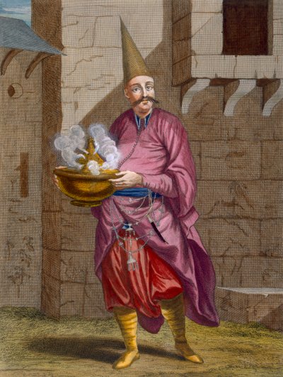 Halvadgi, el Confitero del Sultán, c.1708 de Jean Baptiste Vanmour