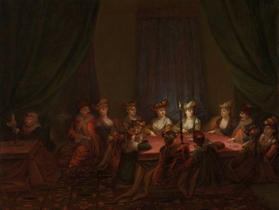 Cartas de juego del Partido de los Armenios
Fiesta armenia a las cartas de Jean Baptiste Vanmour
