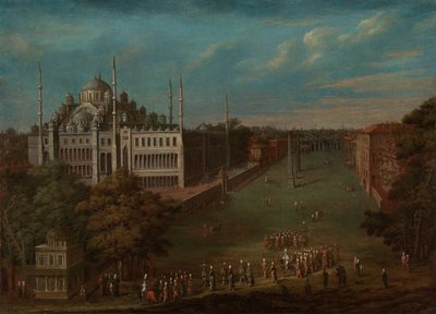 El Gran Visir cruzando la Atmeydanı (plaza de los caballos)
El gran visir cruzando la Atmeydanı (plaza de los caballos) de Jean Baptiste Vanmour