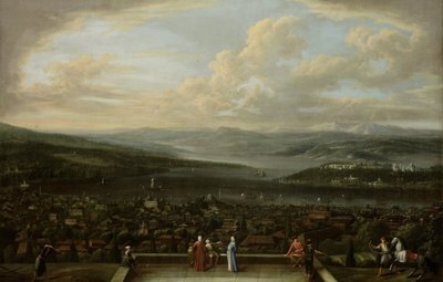 Vista de Estambul desde la embajada holandesa en Pera
Vista de Estambul desde la embajada holandesa en Pera de Jean Baptiste Vanmour