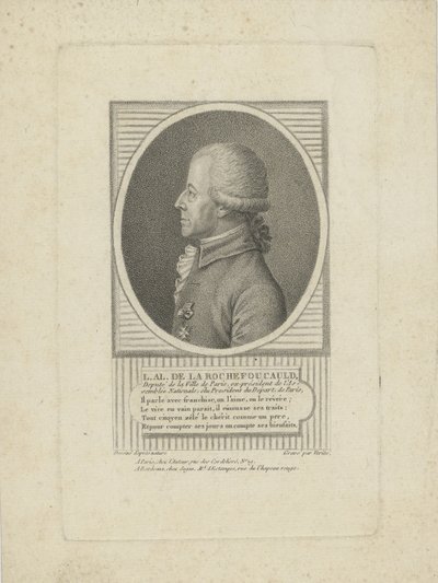 Louis-Alexandre de La Rochefoucauld, Duque de Enville de Jean Baptiste Verite
