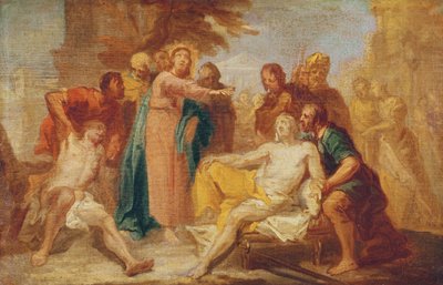 La curación de un paralítico de Jean Baptiste Wampe