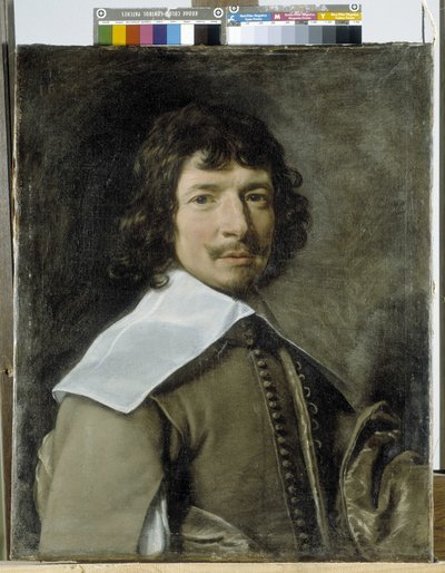 Retrato de un hombre, también llamado "El Hombre de gris" de Jean Baptiste de Champaigne