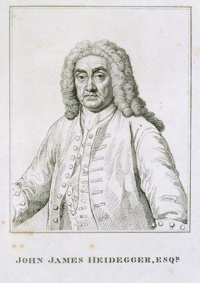 John James Heidegger (1666-1749) de Jean Baptiste van Loo