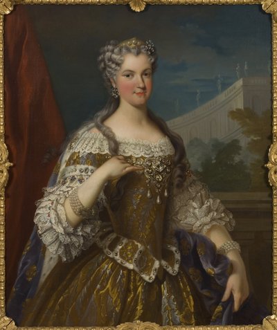 Retrato de María Leszczynska, Reina de Francia de Jean Baptiste van Loo