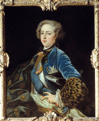 Retrato de Luis XV (1710-1774), Rey de Francia de Jean Baptiste van Loo