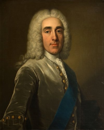 Retrato del cuarto conde de Chesterfield, 1694-1773, 1738-42 de Jean Baptiste van Loo