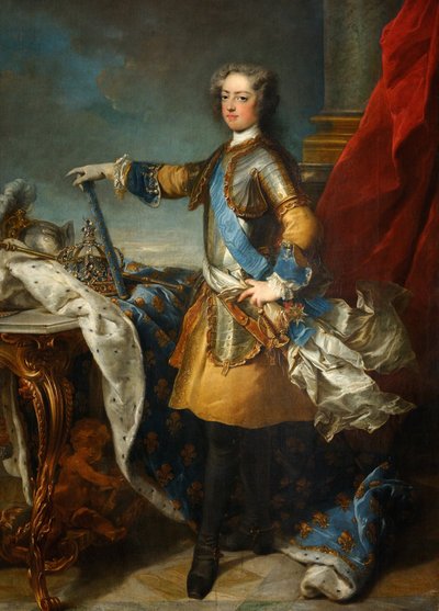Retrato del Rey Luis XV 1710-1774, ca 1723-1724 de Jean Baptiste van Loo