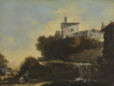 Paisaje italiano, 1749 de Jean Barbault