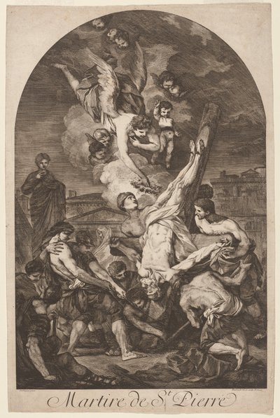 Martirio de San Pedro de Jean Barbault, after Pierre Hubert Subleyras
