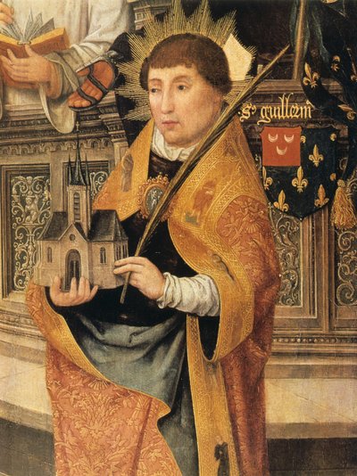 Anunciación (detalle) de Jean the Elder Bellegambe