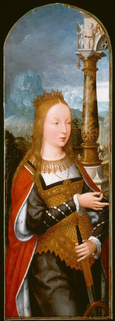 Santa Catalina, c. 1520 de Jean Bellegambe