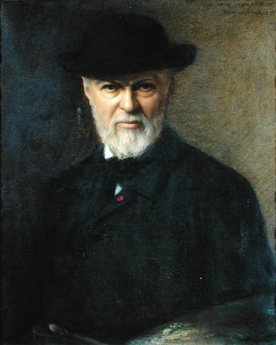 Retrato de Jean-Jacques Henner (1829-1905) 1899 de Jean Benner