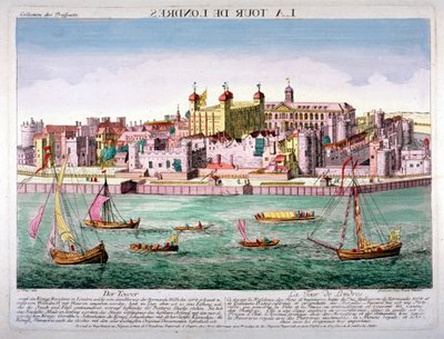 Torre de Londres, 1760 de Jean Benoit Winckler
