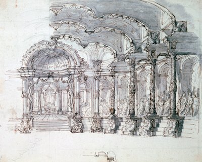Diseño de escenografía para la ópera 