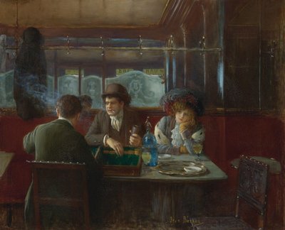 Backgammon en el Café de Jean Beraud