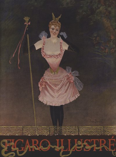 Portada de Le Figaro Illustré, diciembre de 1891 de Jean Beraud