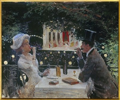 Cena en los Embajadores de Jean Beraud