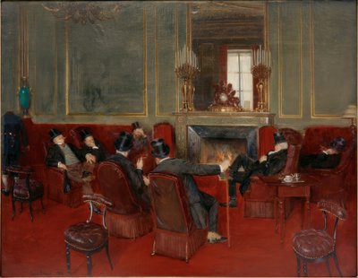 En el club de Jean Beraud