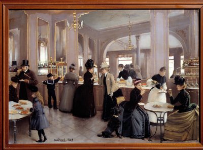 La passerie gloppe avenida de los Campos Elíseos de Jean Beraud