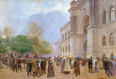 Fuera del Palais de l