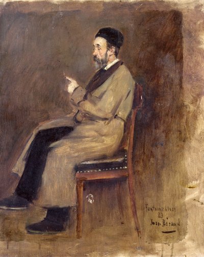 Retrato de J. J. Weiss (1827-1891) de Jean Beraud