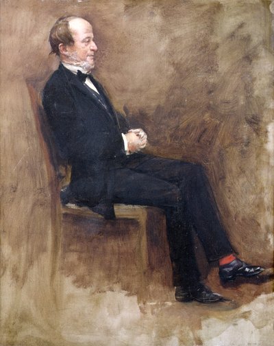 Retrato de John Lemoine (estudio para Hansard) de Jean Beraud