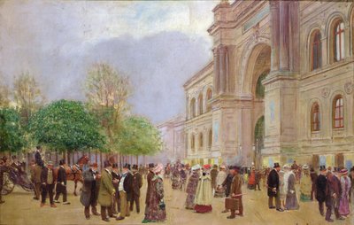La salida del Salón en el Palais de L