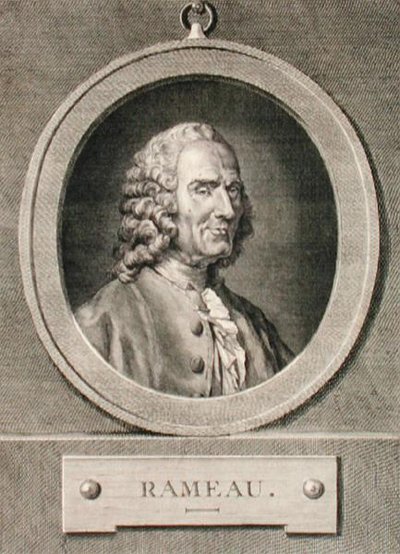 Retrato de Jean Philippe Rameau (1683-1764) grabado por Benoist de Jean Bernard (after) Restout