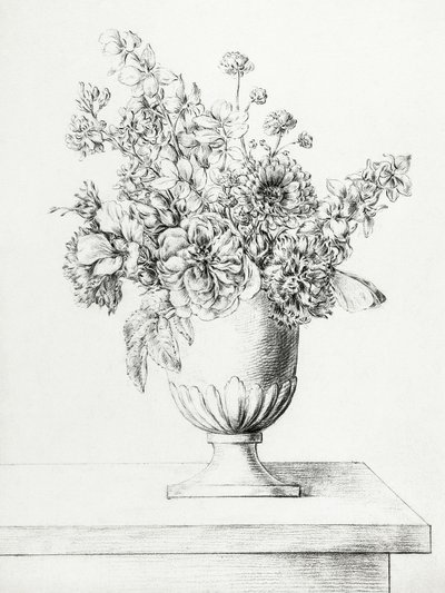Flores en un jarrón de Jean Bernard