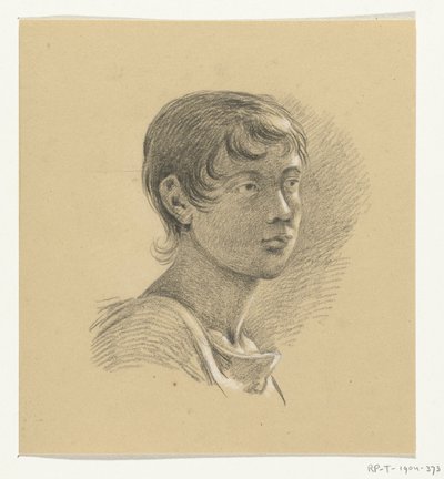 Cabeza de un niño, a la derecha de Jean Bernard