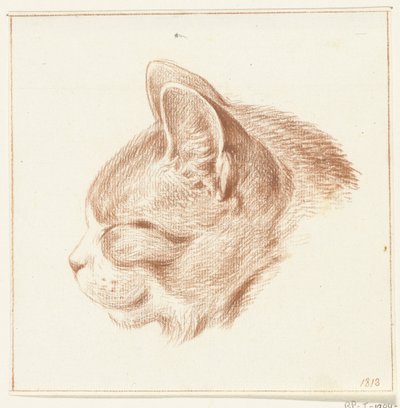 Cabeza de gato, a la izquierda de Jean Bernard