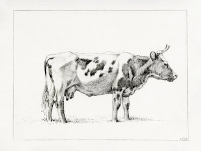 Vaca de pie (1820) de Jean Bernard