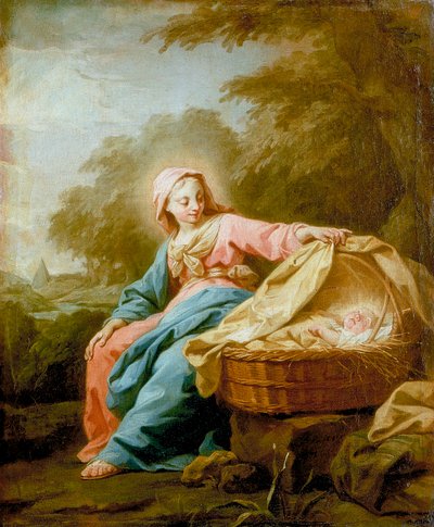 Descanso en la Huida a Egipto, 1756 de Jean Bernard Restout