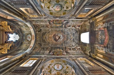 Apoteosis de San Francisco, Iglesia de San Francisco, Sassuolo, Italia de Jean Boulanger