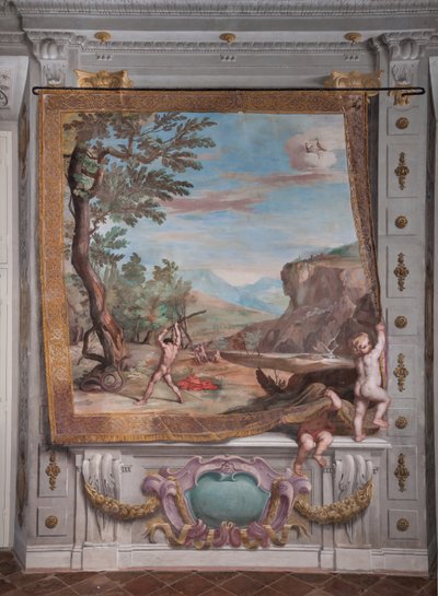 Baco luchando con la serpiente que le envió Juno de Jean Boulanger