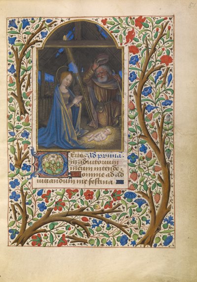 La Natividad de Jean Bourdichon