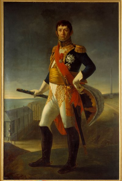 Retrato de cuerpo entero de Nicolas Soult (1769-1851) mariscal de Francia, Duque de Dalmacia de Jean Broc