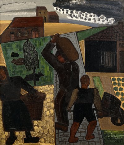 Volver a casa después del trabajo; Retour du Travail - Retorno después del trabajo de Jean Brusselmans