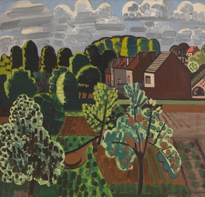 Paisaje soleado de Brabante de Jean Brusselmans