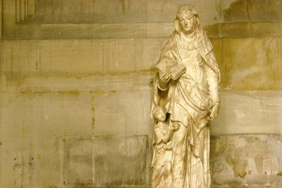 Santa Ana y su hija la Virgen María (mármol) de Jean Bullant