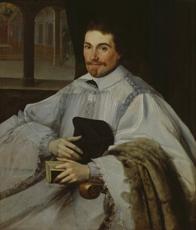 Retrato de un canónigo, 1623 de Jean Chalette