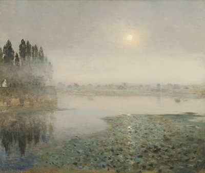 Niebla en el río, c.1889 de Jean Charles Cazin