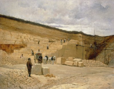 La cantera de Monsieur Pascal cerca de Nanterre de Jean Charles Cazin