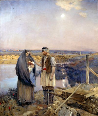 El día hecho una familia campesina de Jean Charles Cazin