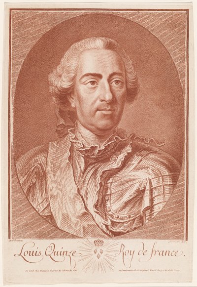 Luis XV, Rey de Francia de Jean Charles François