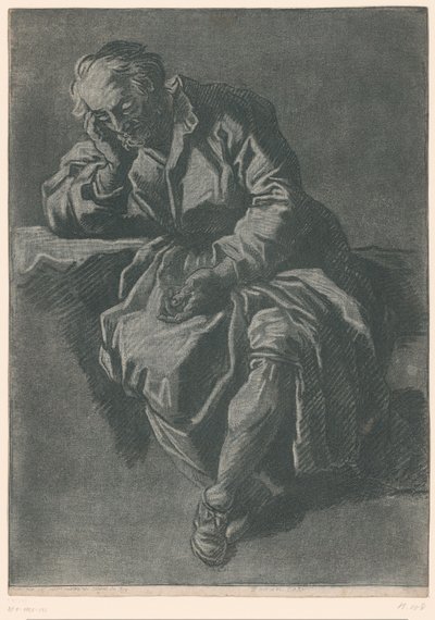 Hombre sentado de Jean Charles François