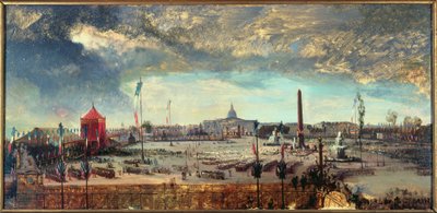 Promulgación de la Constitución, Place de la Concorde, 12 de noviembre de Jean Charles Geslin